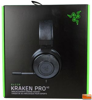 Razer Kraken Pro V2 Wired Stereo Gaming Headset Black (flawed packaging)